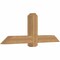Ekena Millwork Eugene Smooth Timber Gable Bracket, Western Red Cedar, 60"W x 22"H x 5 1/2"D x 5 1/2"F, 9/12 Pitch GBW060X22X0606EUG00SWR - alternate 4